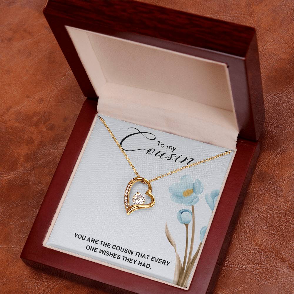 To My Cousin | Love Pendant Necklace