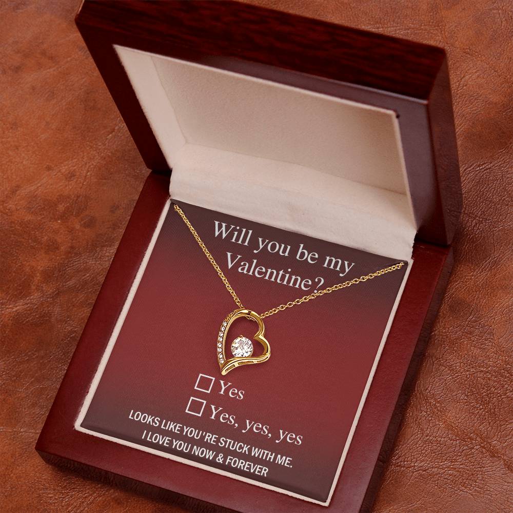 Soulmate Be My Valentine - Forever Love Necklace