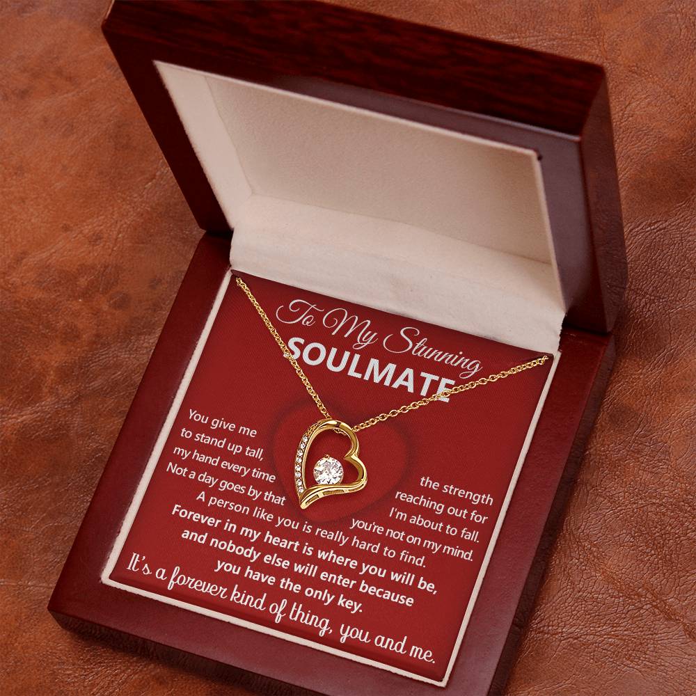 Soulmate In My Heart - Gift for Valentine's Day - Forever Love Necklace