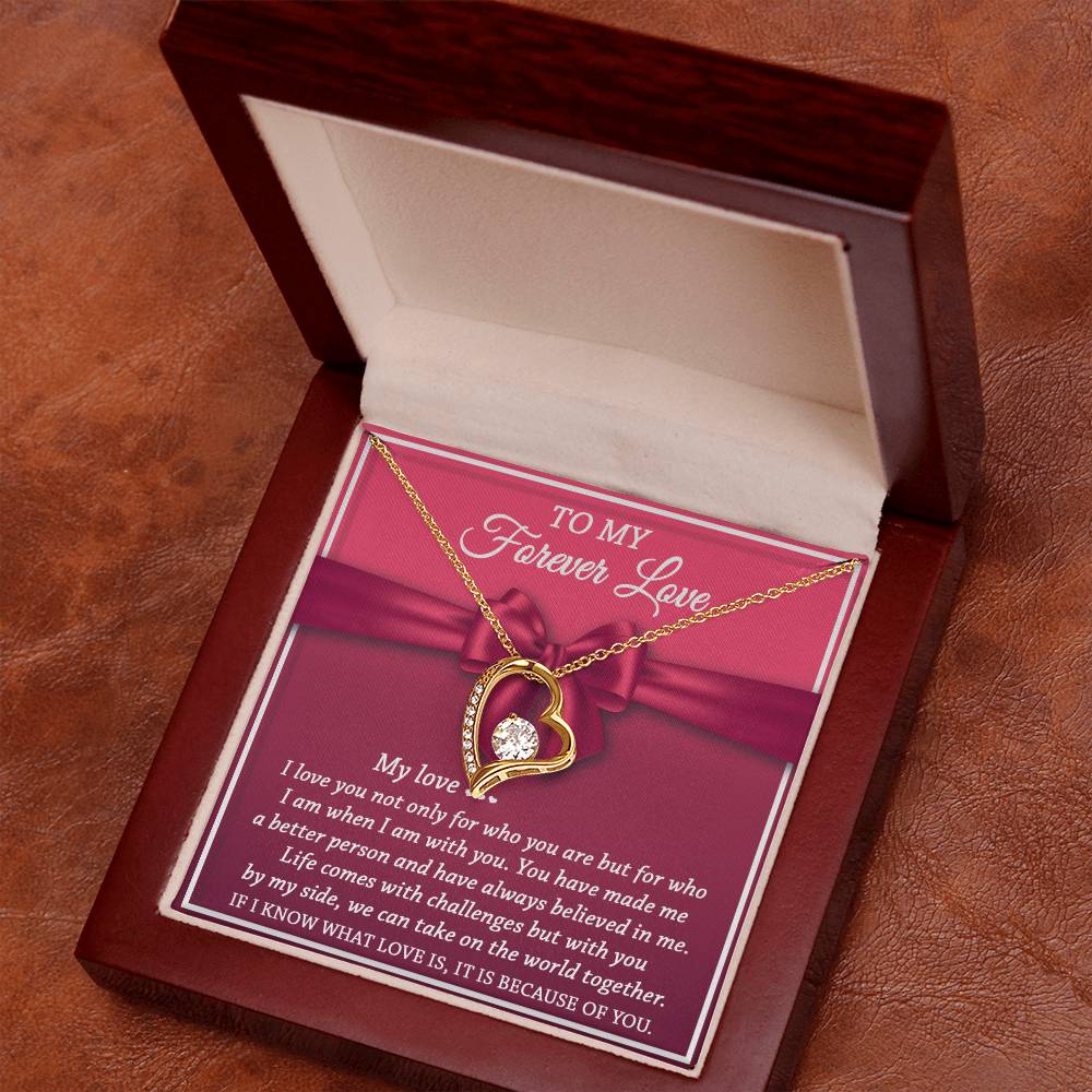 Soulmate Believed In Me - Gift for Valentine's Day - Forever Love Necklace