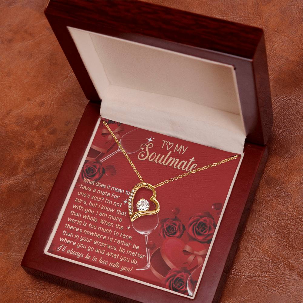 Soulmate In Your Embrace - Gift for Valentine's Day - Forever Love Necklace