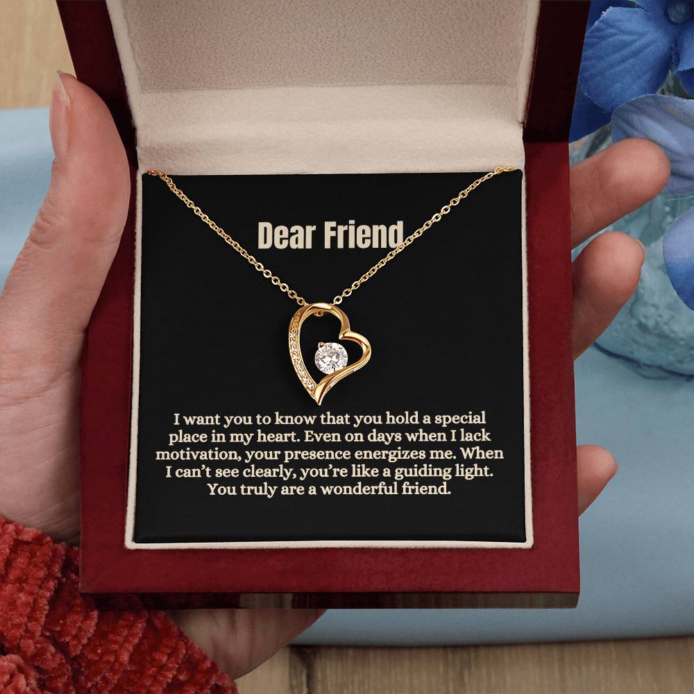 Dear Friend | Your Presence Energizes Me | Jewelry Necklace