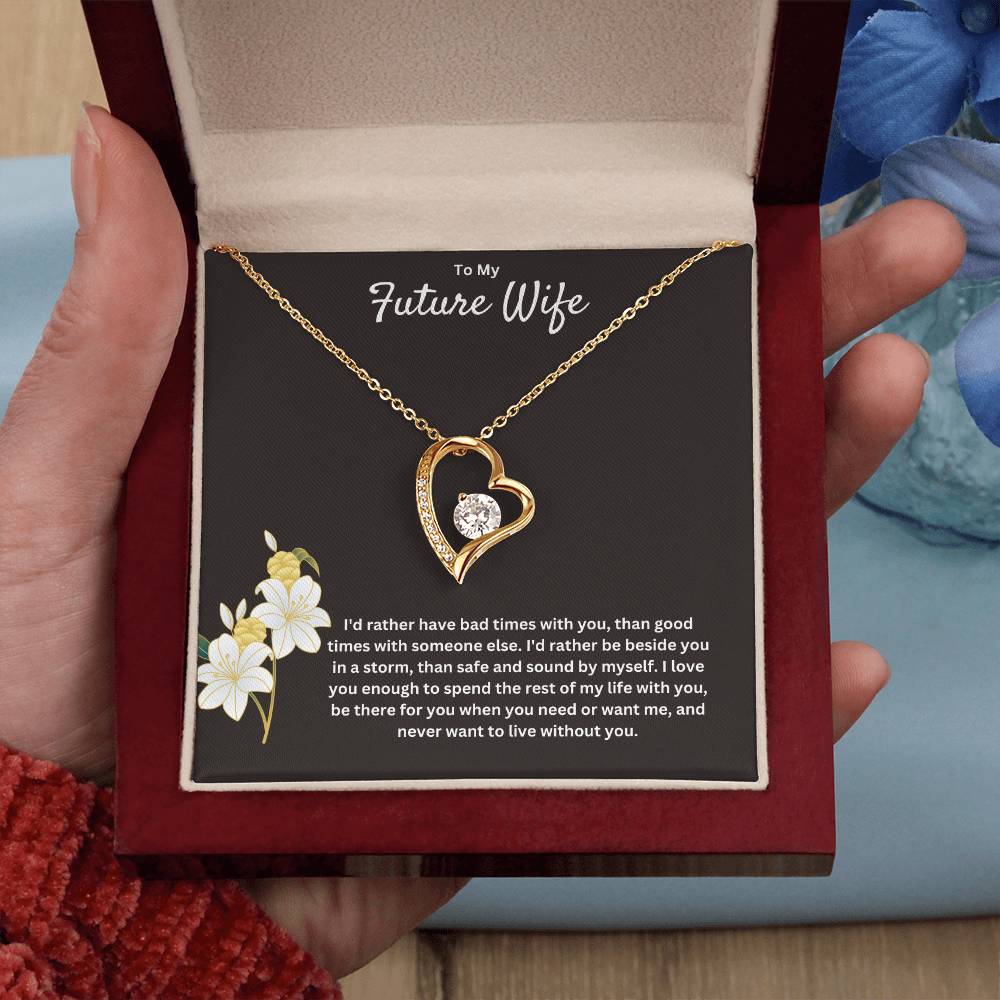 To My Future Wife | I Love You | Pendant Love Necklace
