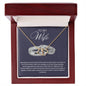 To My Wife | Love Made Us Forever Together | Gold Necklace