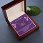 To My Bonus Daughter | Happy Birthday | Gold Pendant Necklace
