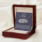 To My Wife | Love Made Us Forever Together | Gold Necklace