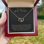 Thank You To A Great Therapist | Thank You For All Your Hard Work | Professional Gold Necklace