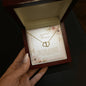 My Gorgeous Fiancee | Happy Birthday | Gold Pendant Necklace