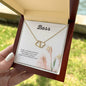 Boss | Thank You For All That You Do | Professional Gold Necklace Gift