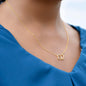 My Gorgeous Fiancee | Happy Birthday | Gold Pendant Necklace
