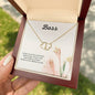 Boss | Thank You For All That You Do | Professional Gold Necklace Gift