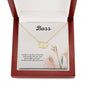Boss | Thank You For All That You Do | Professional Gold Necklace Gift