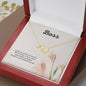 Boss | Thank You For All That You Do | Professional Gold Necklace Gift