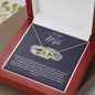 To My Wife | Love Made Us Forever Together | Gold Necklace