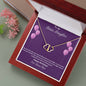 To My Bonus Daughter | Happy Birthday | Gold Pendant Necklace