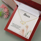 Boss | Thank You For All That You Do | Professional Gold Necklace Gift