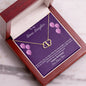 To My Bonus Daughter | Happy Birthday | Gold Pendant Necklace