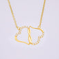 Thank You Teacher | It Takes A Big Heart To Shape Little Minds | Professional Gold Necklace