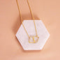 To My Wife | Happy Birthday | Gold Pendant Necklace
