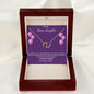 To My Bonus Daughter | Happy Birthday | Gold Pendant Necklace