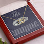To My Wife | Love Made Us Forever Together | Gold Necklace