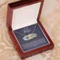To My Wife | Love Made Us Forever Together | Gold Necklace