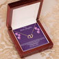 To My Bonus Daughter | Happy Birthday | Gold Pendant Necklace