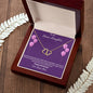 To My Bonus Daughter | Happy Birthday | Gold Pendant Necklace