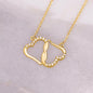 Thank You Teacher | It Takes A Big Heart To Shape Little Minds | Professional Gold Necklace