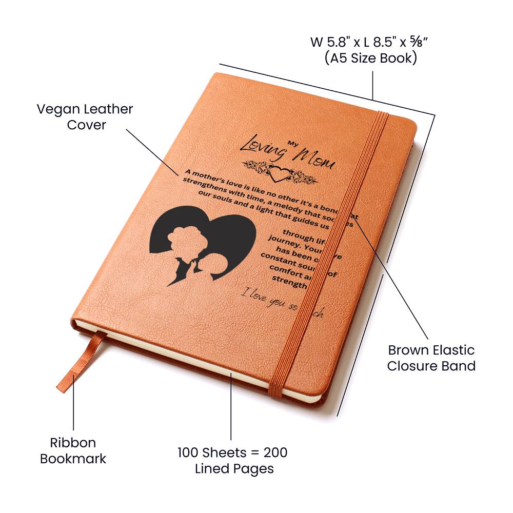 My Loving Mom | I Love You So Much | Journal Gift