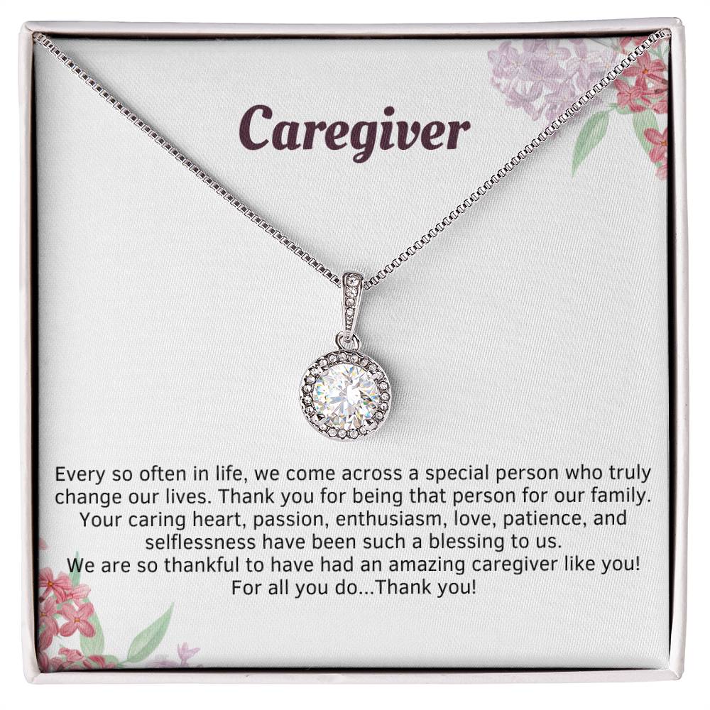 Caregiver | For All You Do Thank You | Professional Necklace Gift