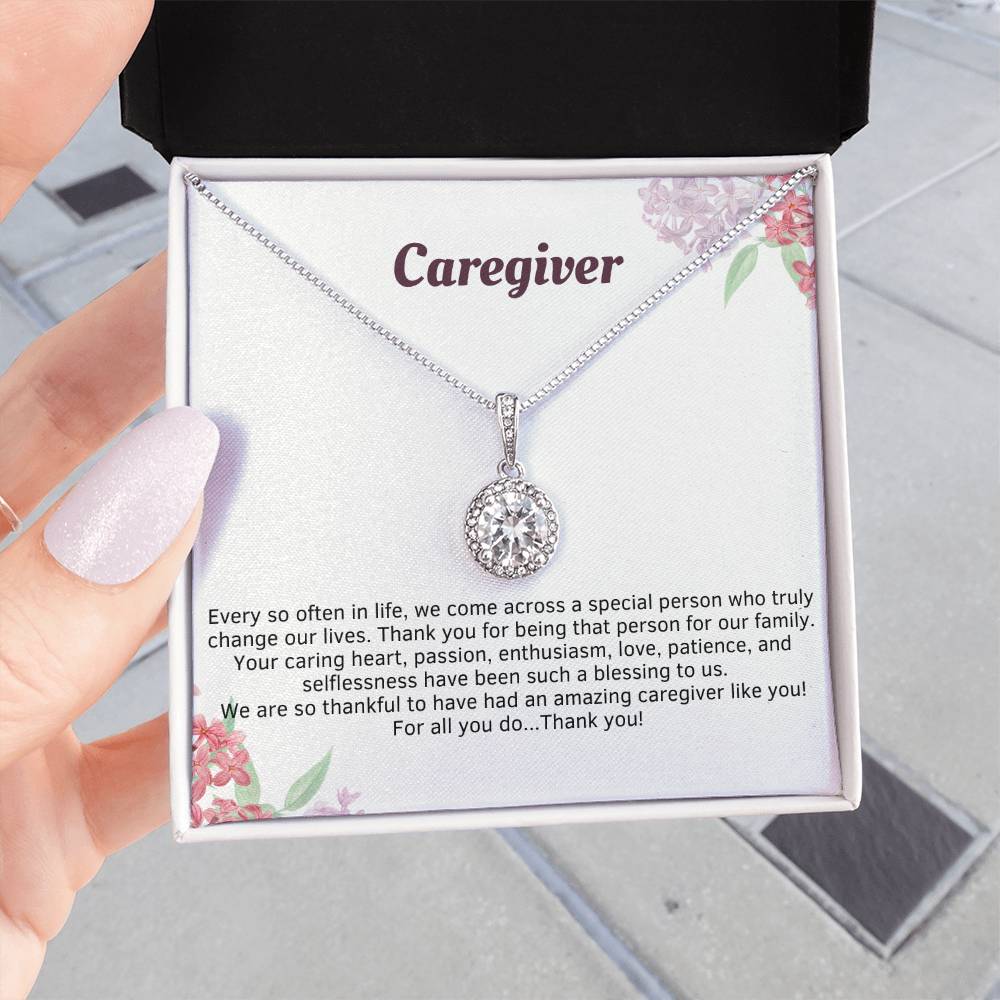 Caregiver | For All You Do Thank You | Professional Necklace Gift
