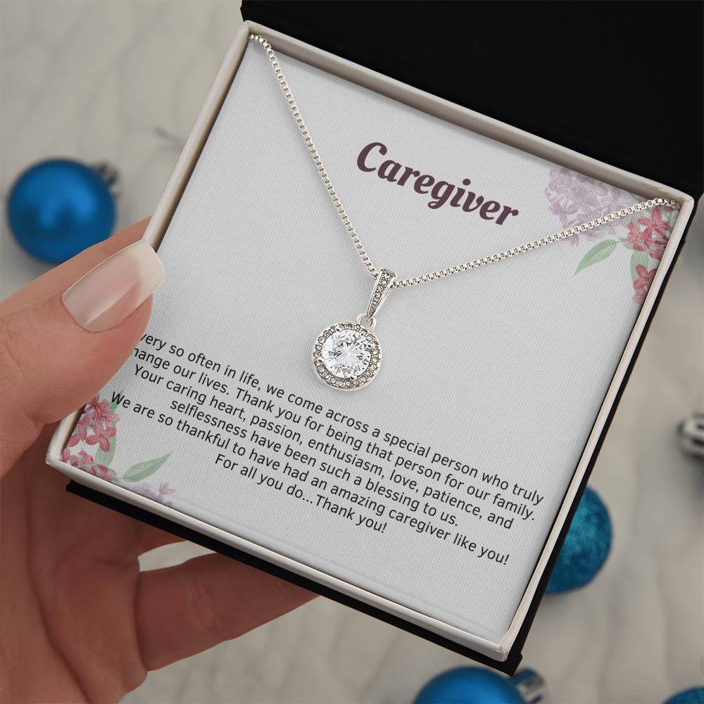 Caregiver | For All You Do Thank You | Professional Necklace Gift