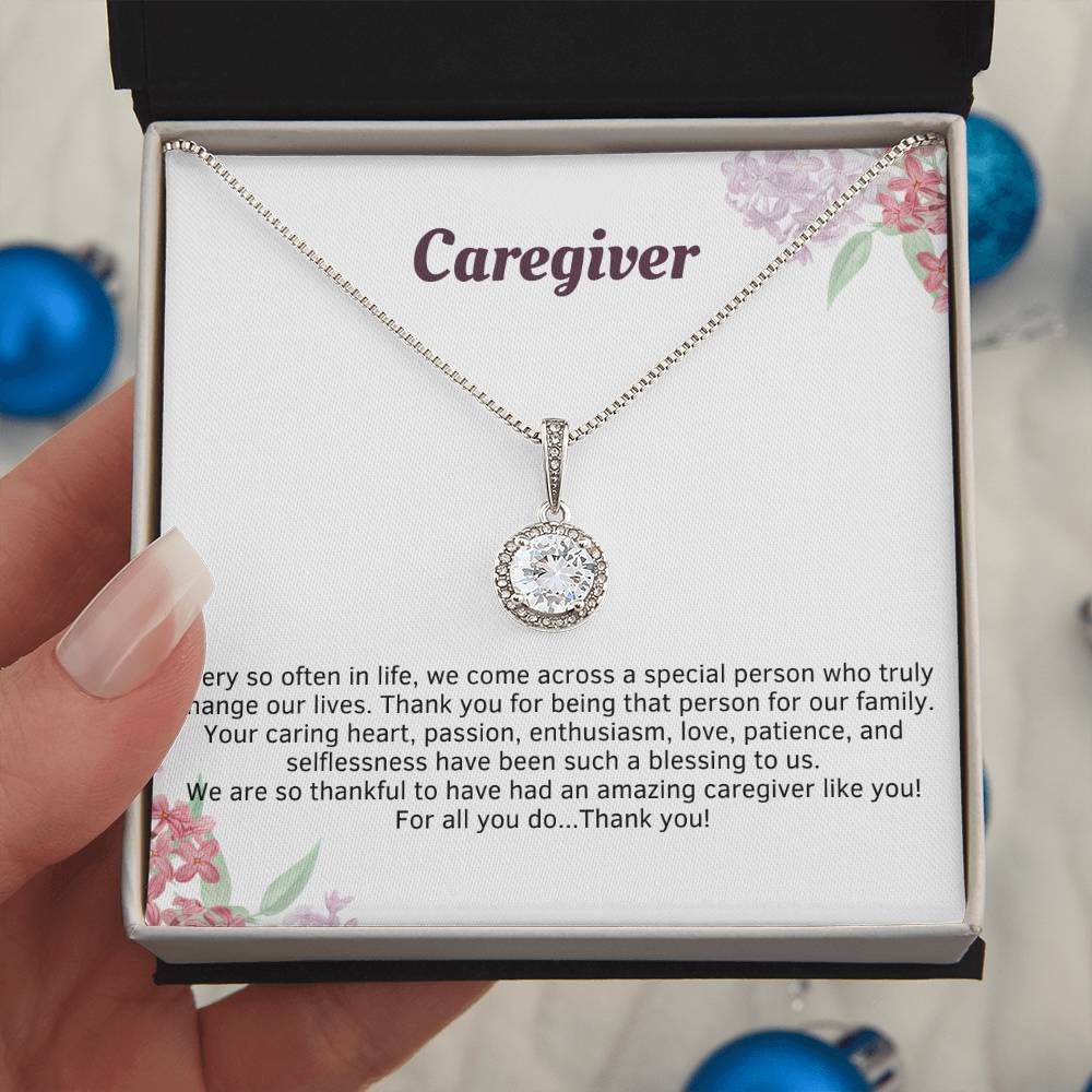 Caregiver | For All You Do Thank You | Professional Necklace Gift