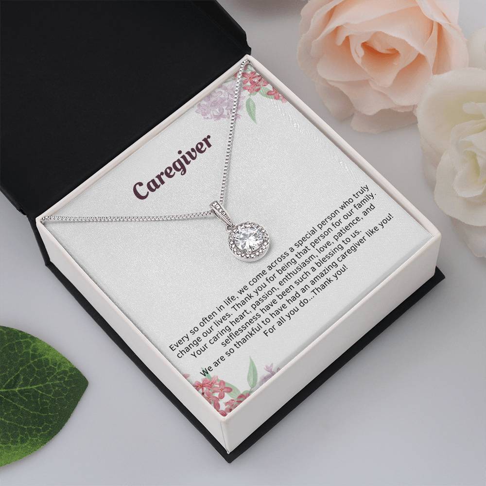 Caregiver | For All You Do Thank You | Professional Necklace Gift