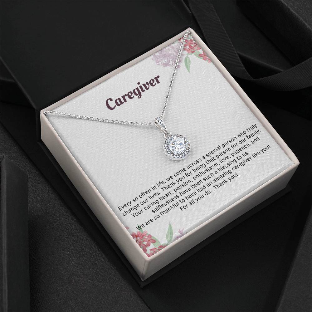 Caregiver | For All You Do Thank You | Professional Necklace Gift