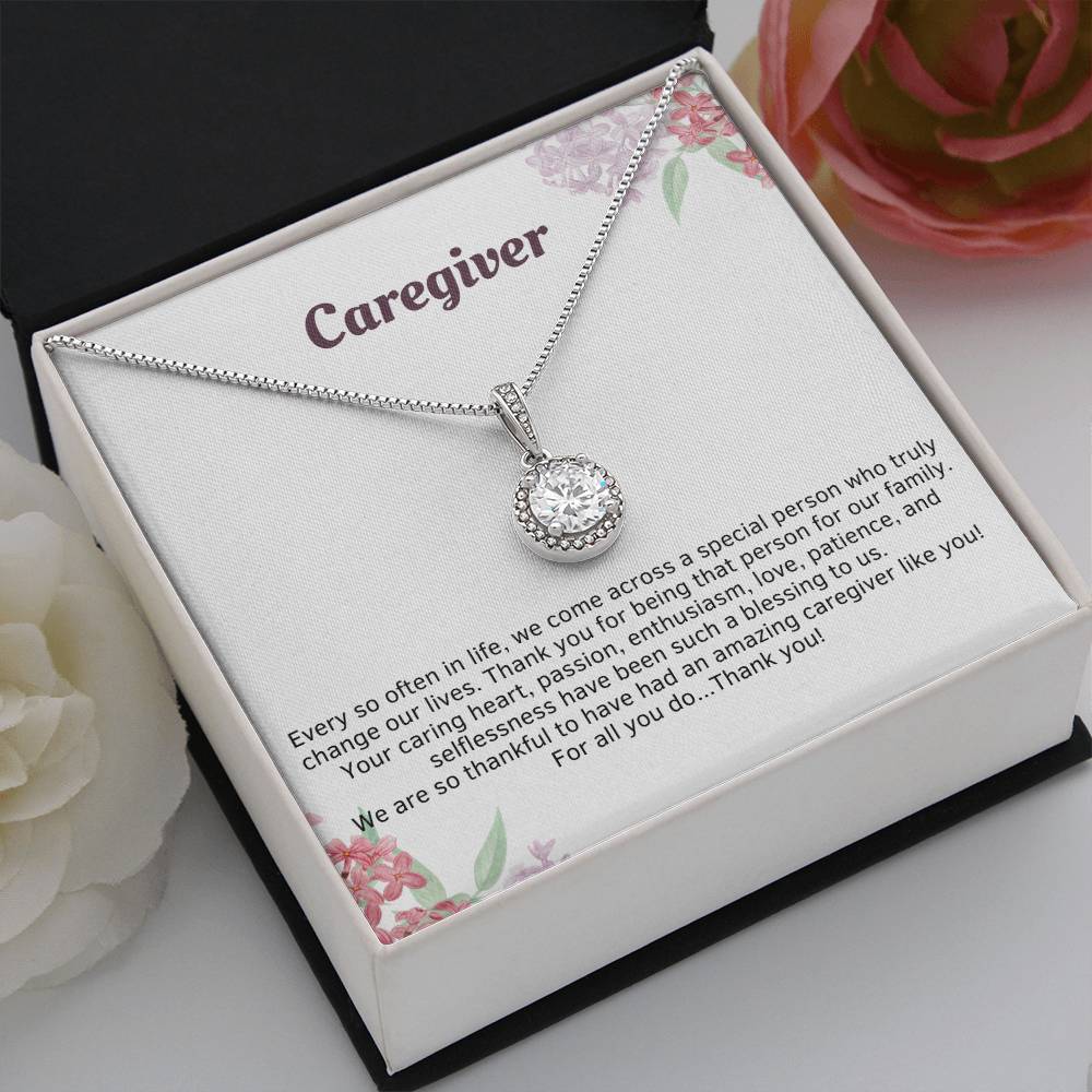 Caregiver | For All You Do Thank You | Professional Necklace Gift