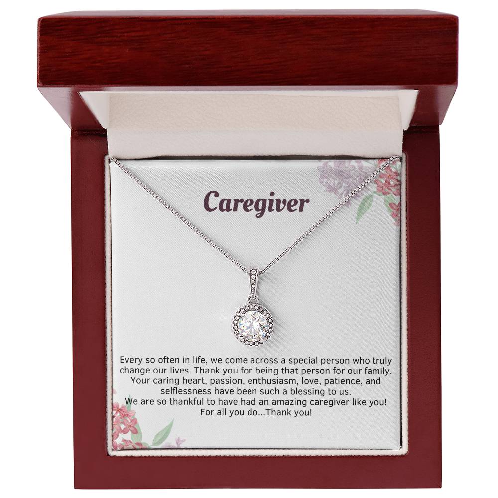 Caregiver | For All You Do Thank You | Professional Necklace Gift