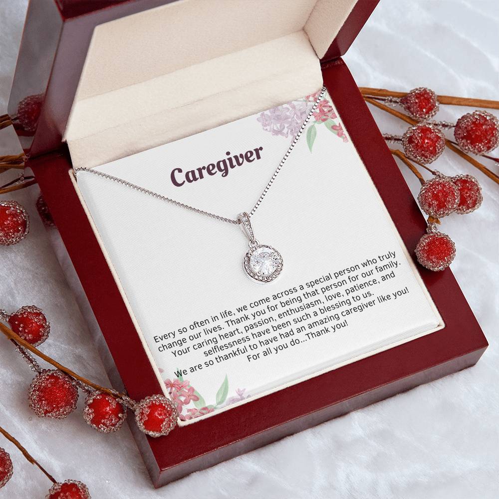 Caregiver | For All You Do Thank You | Professional Necklace Gift