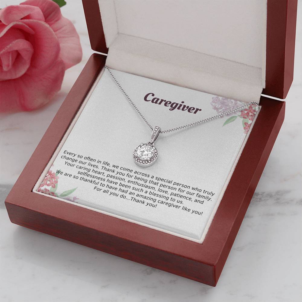 Caregiver | For All You Do Thank You | Professional Necklace Gift
