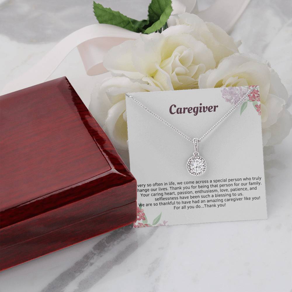 Caregiver | For All You Do Thank You | Professional Necklace Gift