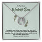 To The Most Wonderful Boss | You Gave Your Time | Professional Necklace Gift