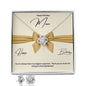 Happy Birthday Mom | You Have Always Been My Biggest Supporter | Earring & Necklace Set