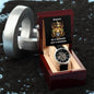 My Stepson | Be A Warrior Not A Worrier | Men's Water Resistant Watch