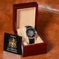 My Stepson | Be A Warrior Not A Worrier | Men's Water Resistant Watch