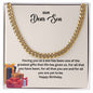 Our Dear Son | Happy Birthday | Parents To Son Necklace Gift