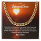 To My Beloved Son | Cuban Necklace Gift For Him