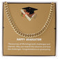 Happy Graduation | Cuban Link Necklace