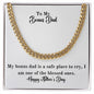 To My Bonus Dad | Happy Father's Day | Cuban Necklace