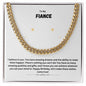 To My Fiancé | Happy Birthday | Cuban Necklace